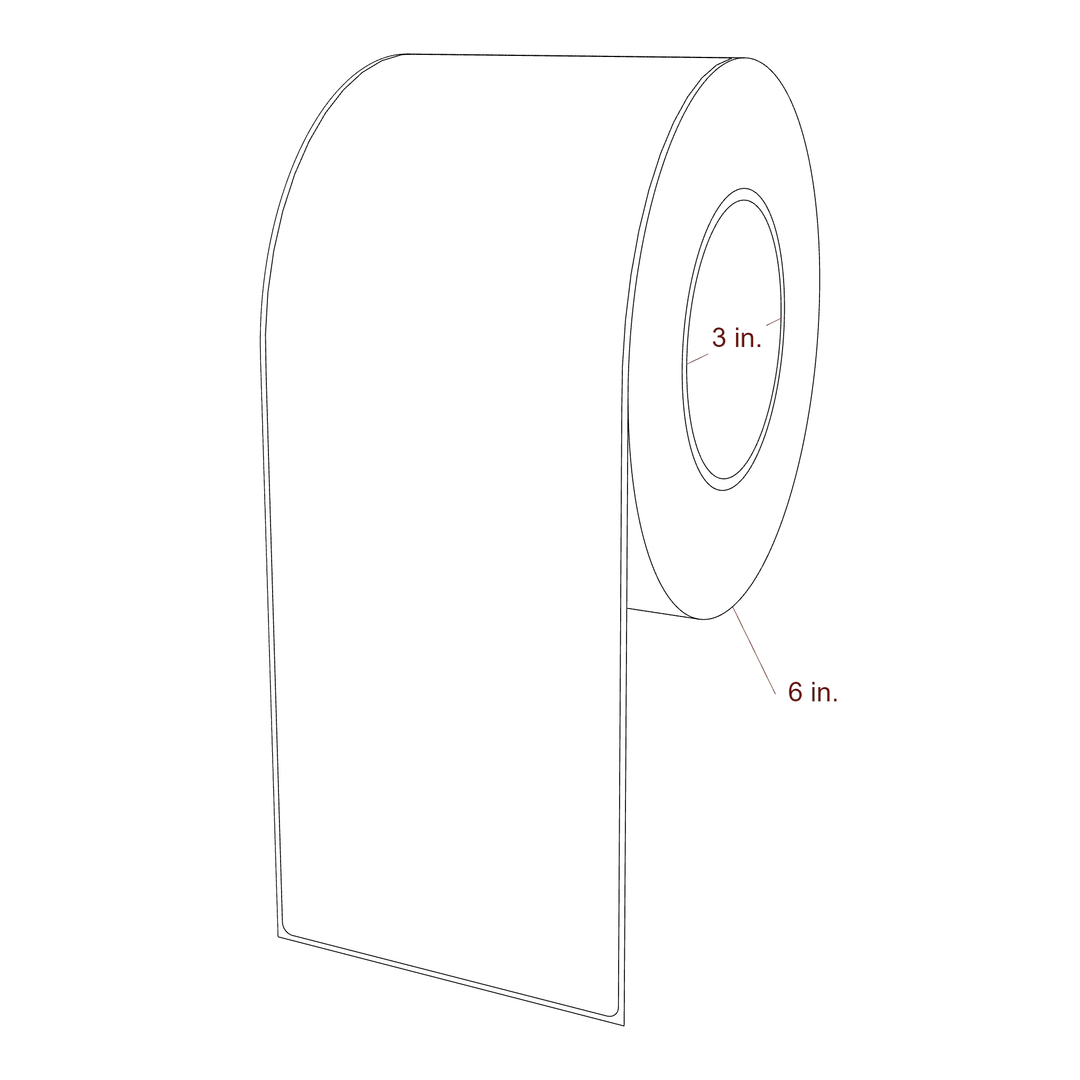 3.95" x 11" Inkjet Label Rolls | Fits Epson ColorWorks, VIPColor & Primera