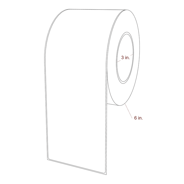 3.95" x 11" Inkjet Label Rolls | Fits Epson ColorWorks, VIPColor & Primera