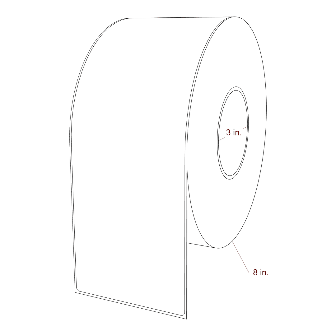 3.95" x 11" Inkjet Label Rolls | Fits Epson ColorWorks, VIPColor & Primera