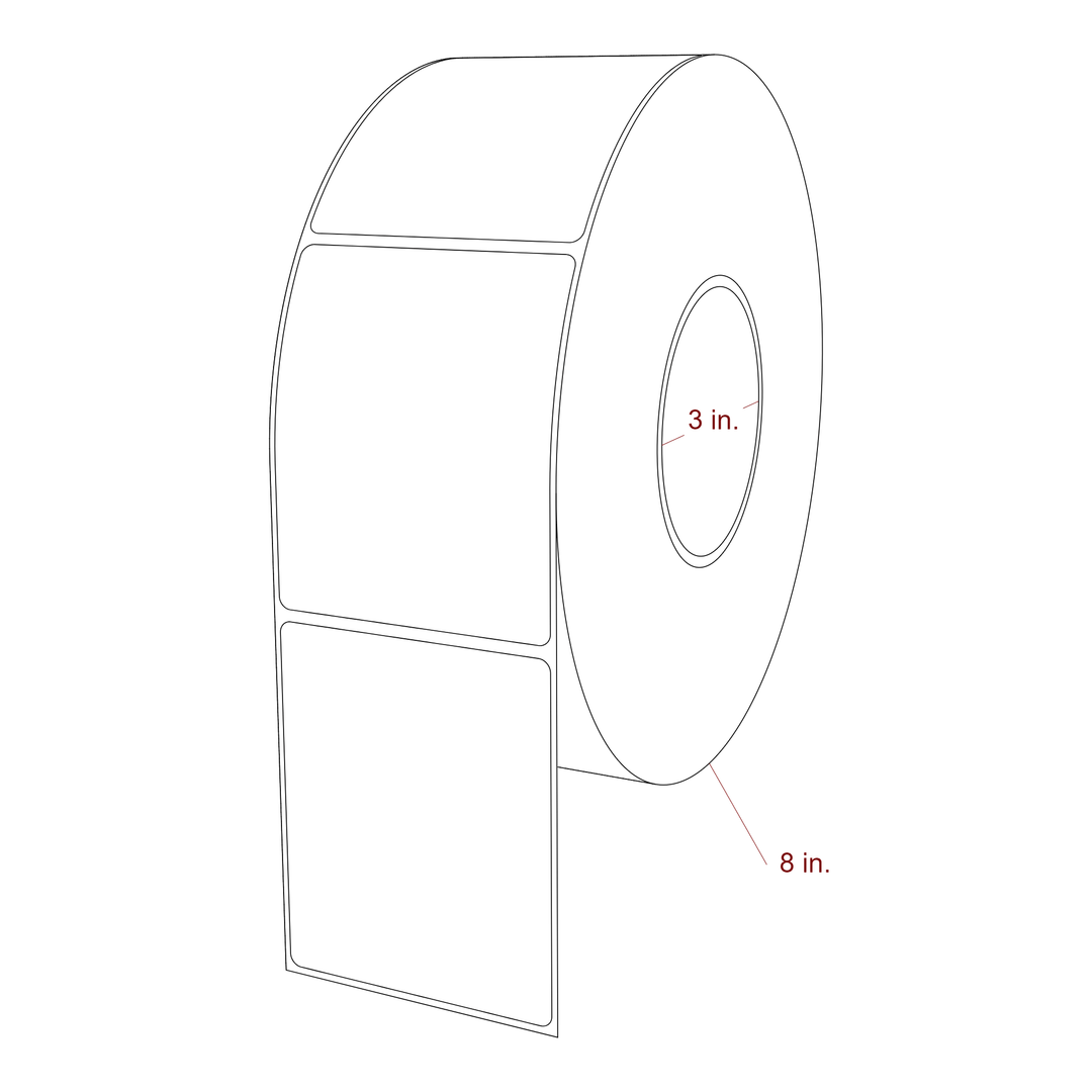 3" x 3.6875" Inkjet Label Rolls | Fits Epson ColorWorks, VIPColor & Primera