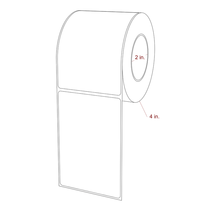 3" x 4.4375" Inkjet Label Rolls | Fits Epson ColorWorks, VIPColor & Primera