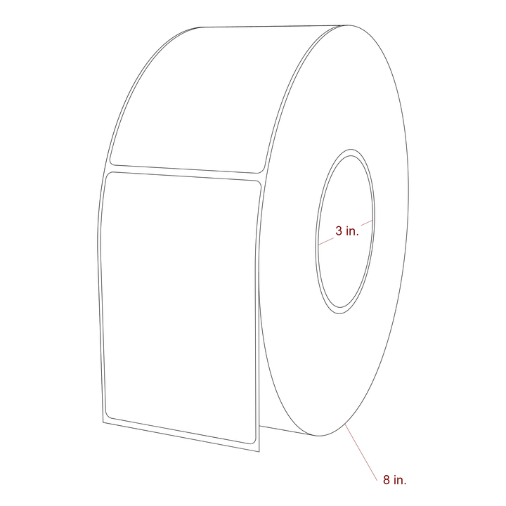 3" x 4.4375" Inkjet Label Rolls | Fits Epson ColorWorks, VIPColor & Primera