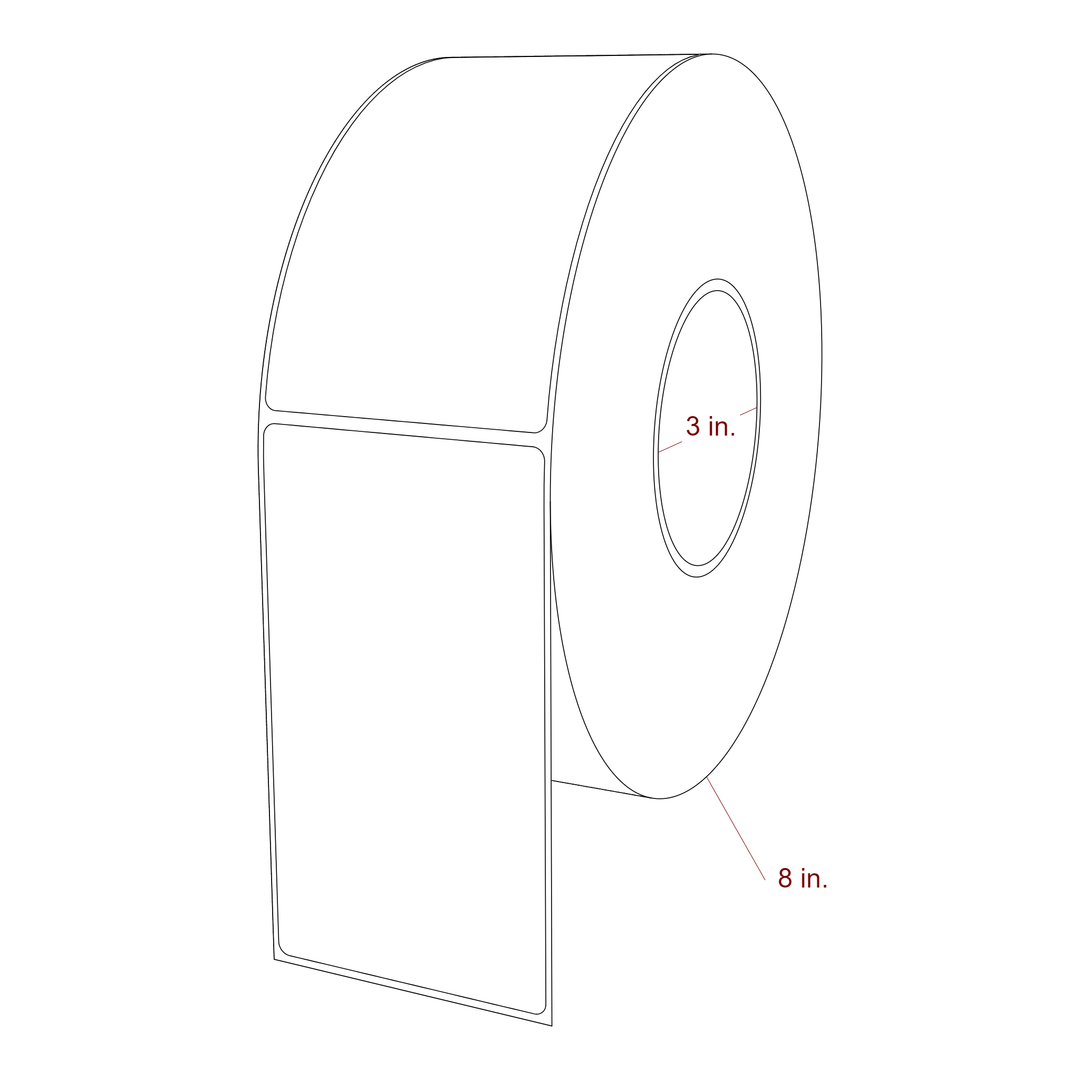 3" x 5.4375" Inkjet Label Rolls | Fits Epson ColorWorks, VIPColor & Primera