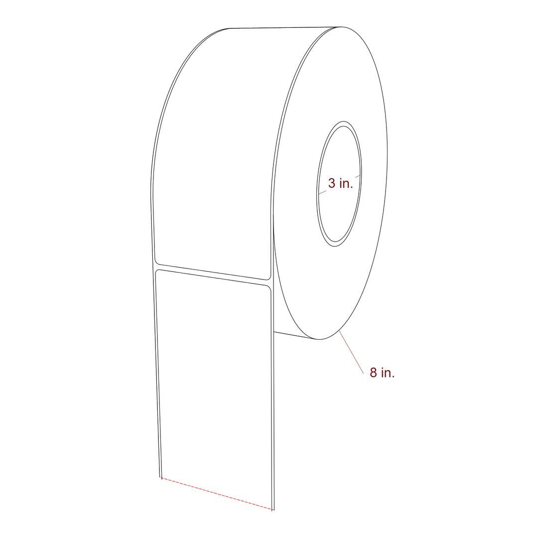 3" x 7.5" Inkjet Label Rolls | Fits Epson ColorWorks, VIPColor & Primera