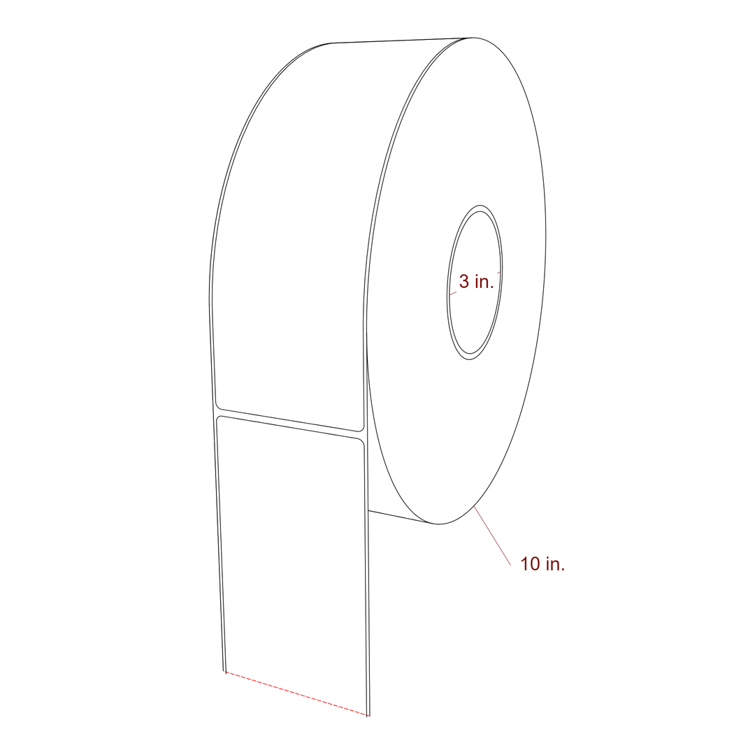 3" x 9" Inkjet Label Rolls | Fits Epson ColorWorks, VIPColor & Primera