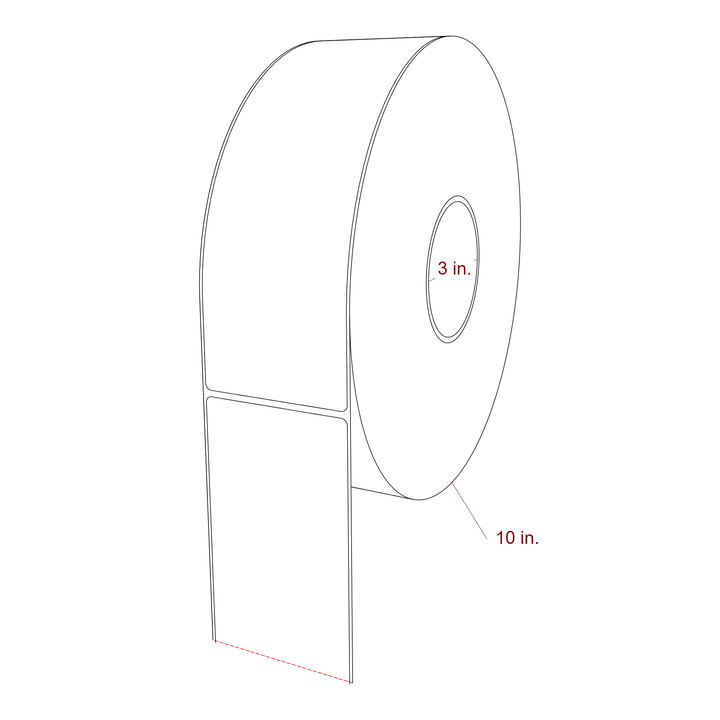 3" x 9" Inkjet Label Rolls | Fits Epson ColorWorks, VIPColor & Primera
