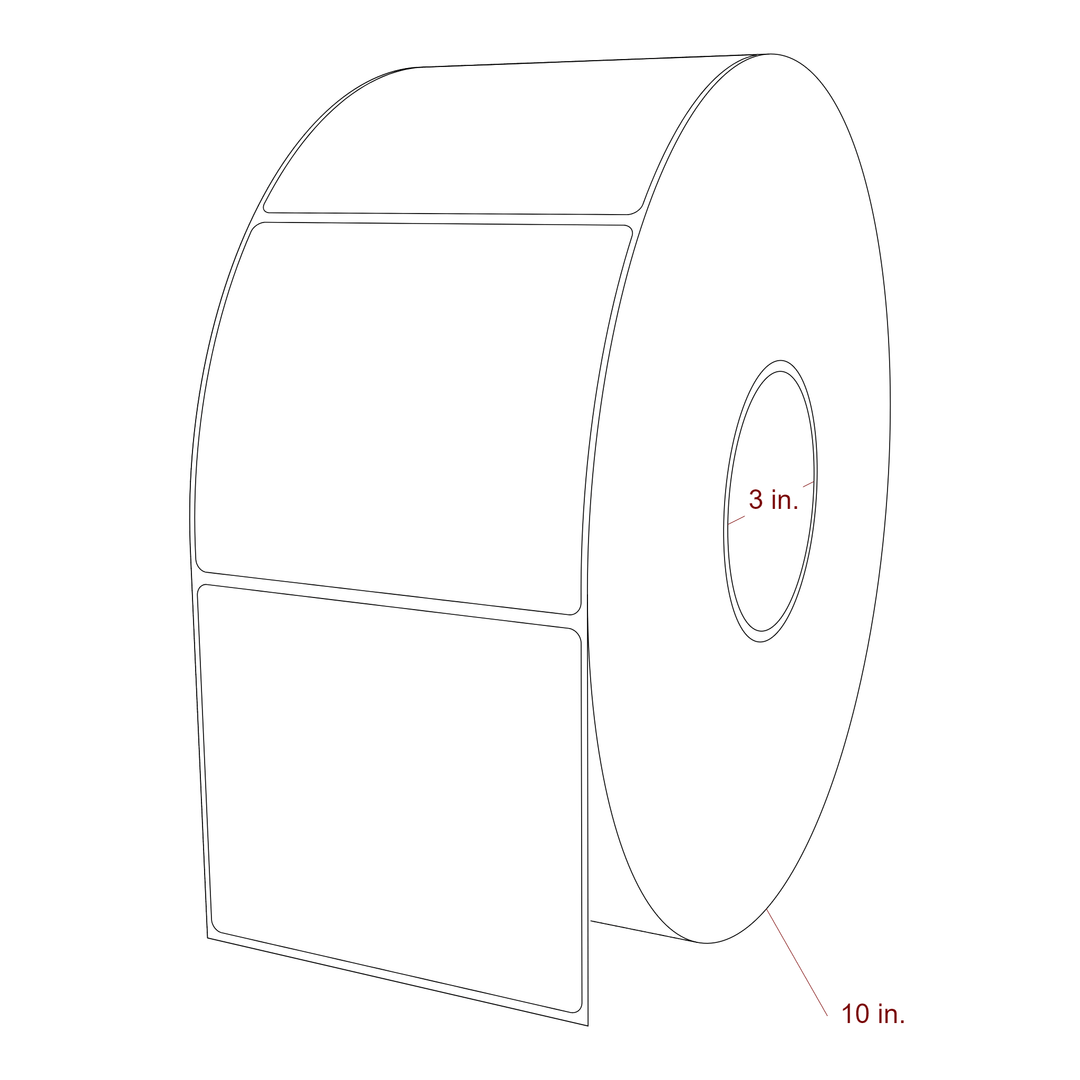 4.25" x 3.6875" Inkjet Label Rolls | Fits Epson ColorWorks, VIPColor & Primera