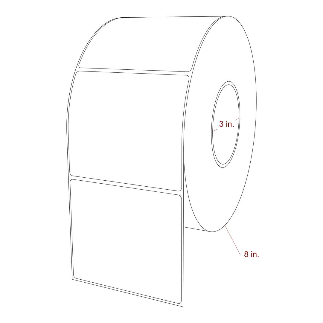 4.25" x 3.6875" Inkjet Label Rolls | Fits Epson ColorWorks, VIPColor & Primera