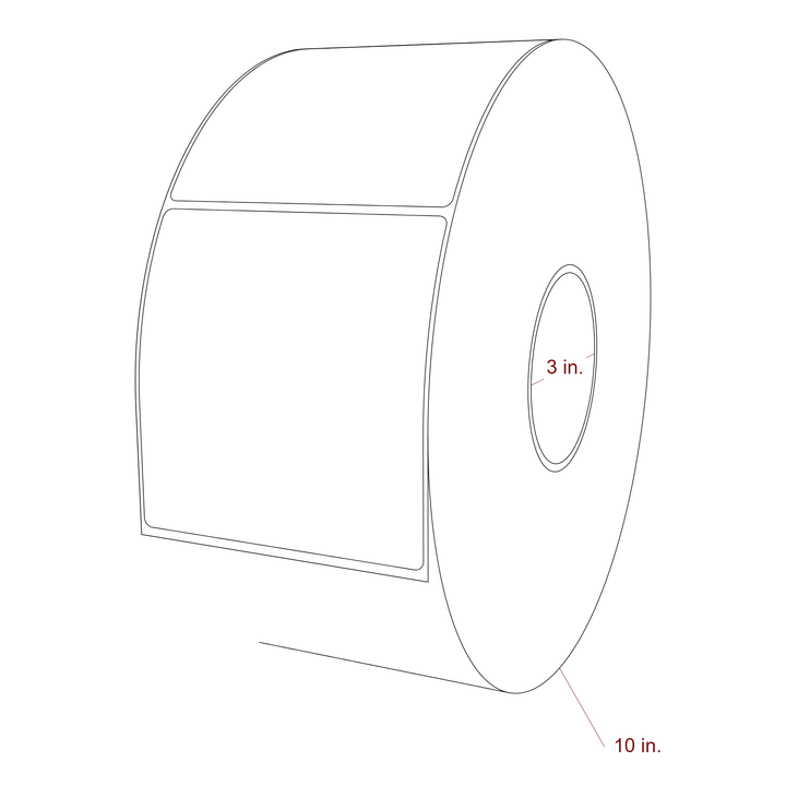 4.25" x 4.4375" Inkjet Label Rolls | Fits Epson ColorWorks, VIPColor & Primera