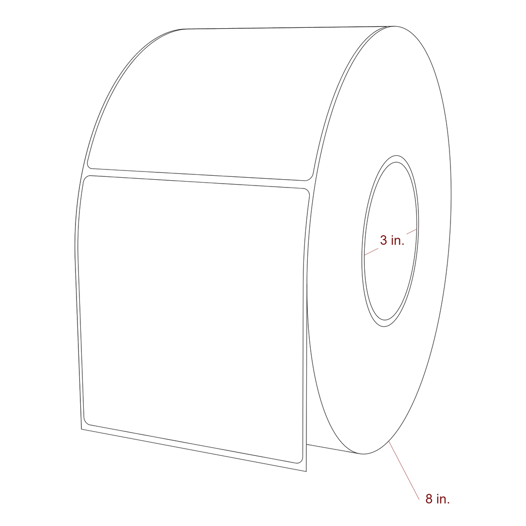 4.25" x 4.4375" Inkjet Label Rolls | Fits Epson ColorWorks, VIPColor & Primera