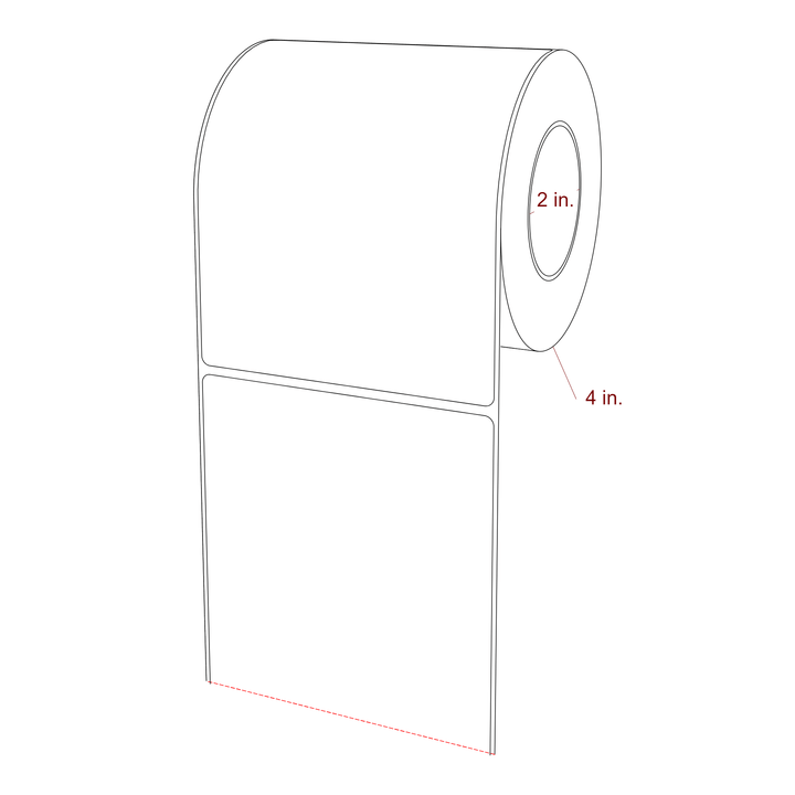 4.25" x 5.4375" Inkjet Label Rolls | Fits Epson ColorWorks, VIPColor & Primera