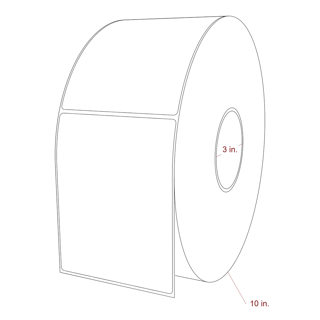 4.25" x 5.4375" Inkjet Label Rolls | Fits Epson ColorWorks, VIPColor & Primera