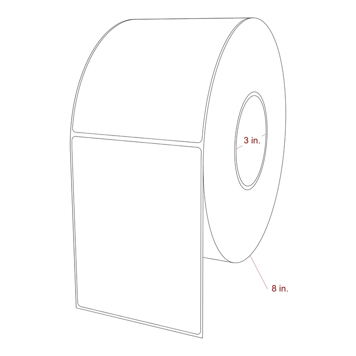 4.25" x 5.4375" Inkjet Label Rolls | Fits Epson ColorWorks, VIPColor & Primera