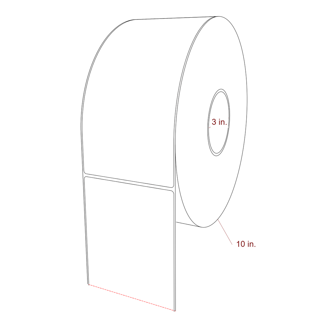 4.25" x 9" Inkjet Label Rolls | Fits Epson ColorWorks, VIPColor & Primera