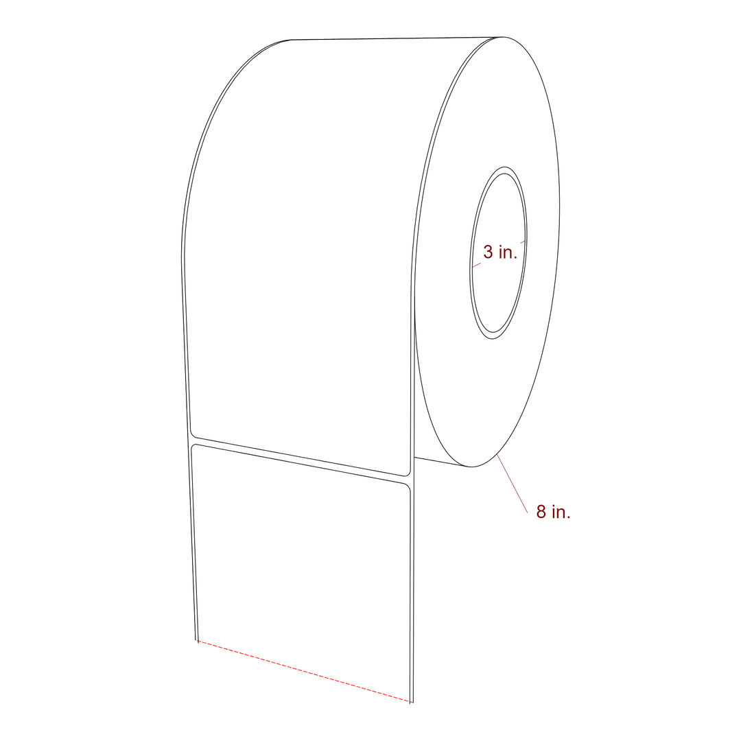 4.25" x 9" Inkjet Label Rolls | Fits Epson ColorWorks, VIPColor & Primera