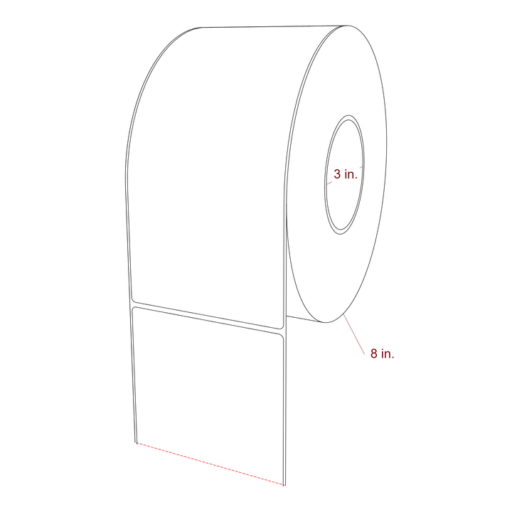 4.25" x 9" Inkjet Label Rolls | Fits Epson ColorWorks, VIPColor & Primera