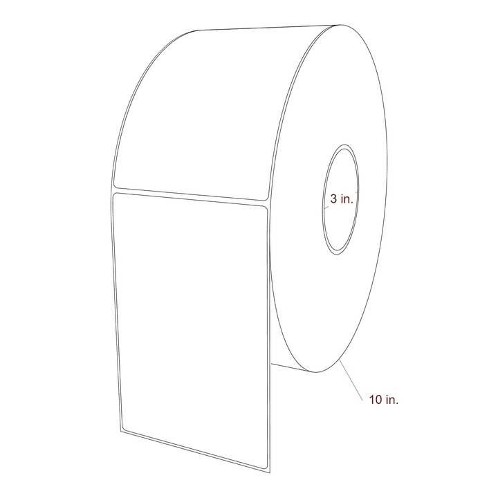 4.35" x 6.5" Inkjet Label Rolls | Fits Epson ColorWorks, VIPColor & Primera
