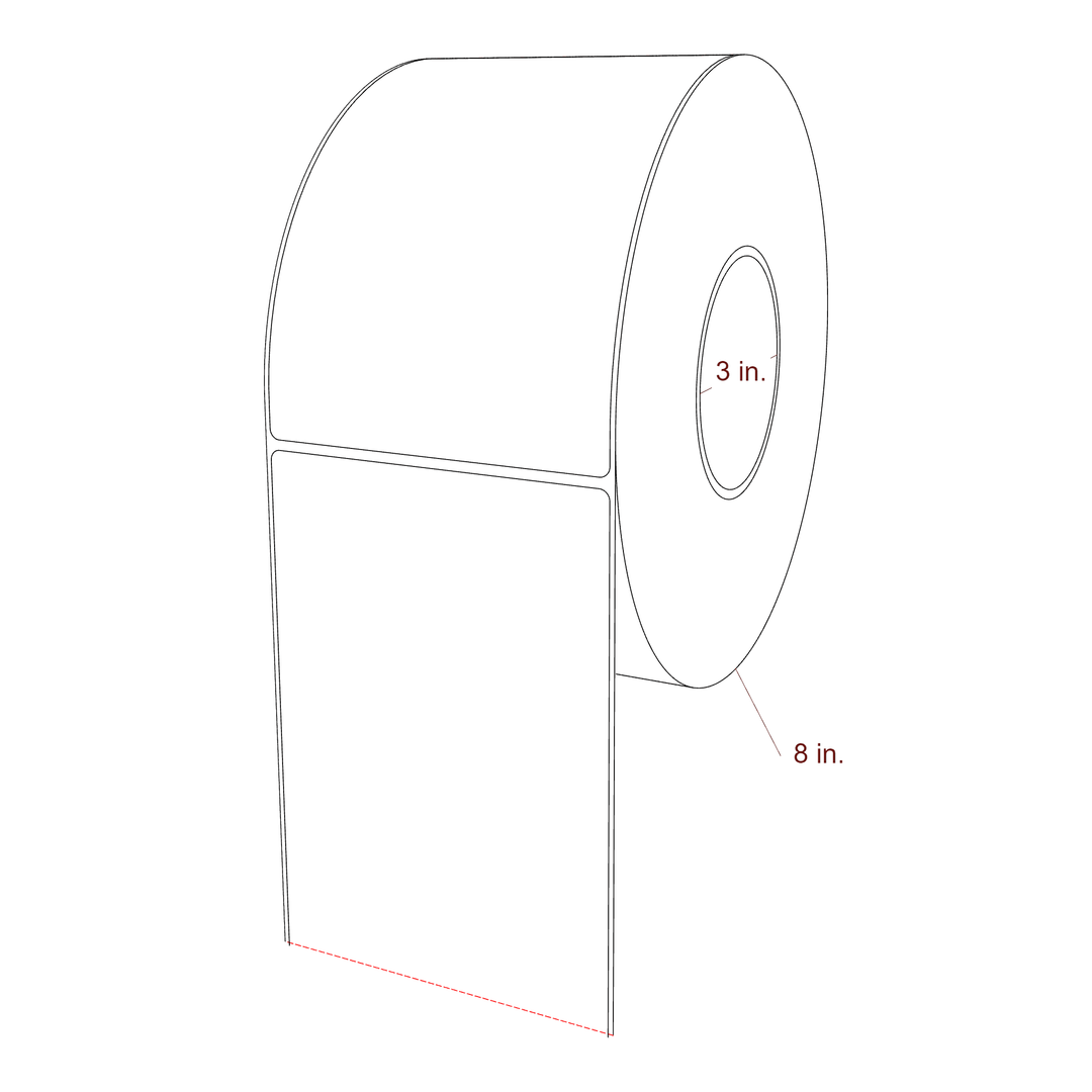 4.35" x 6.5" Inkjet Label Rolls | Fits Epson ColorWorks, VIPColor & Primera