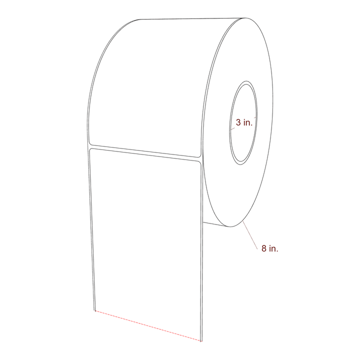 4.35" x 6.5" Inkjet Label Rolls | Fits Epson ColorWorks, VIPColor & Primera