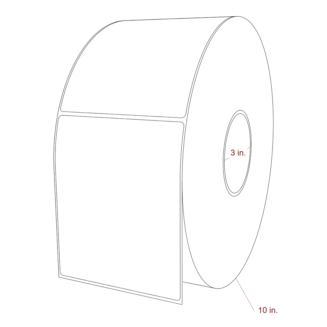4.5" x 5.4375" Inkjet Label Rolls | Fits Epson ColorWorks, VIPColor & Primera