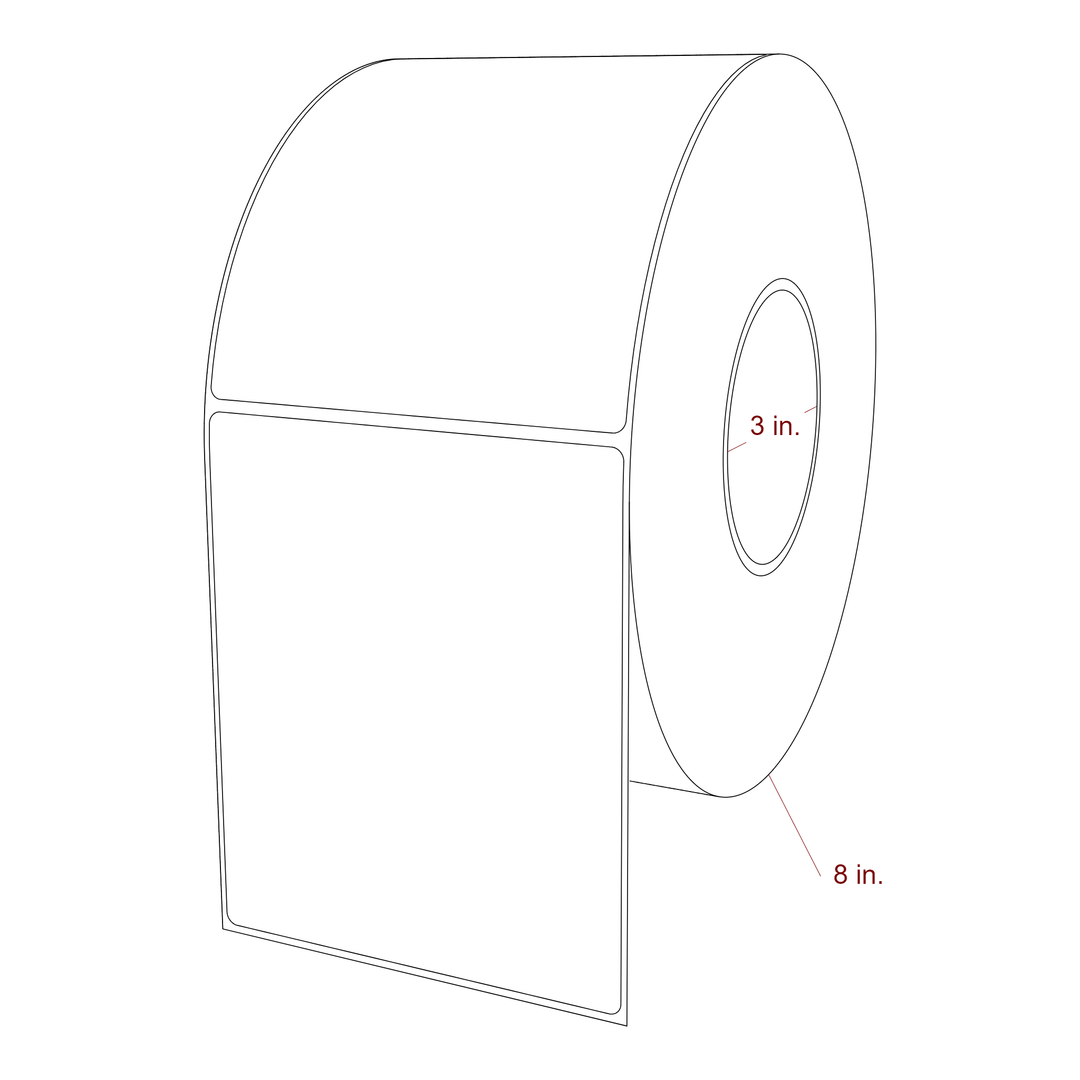 4.5" x 5.4375" Inkjet Label Rolls | Fits Epson ColorWorks, VIPColor & Primera