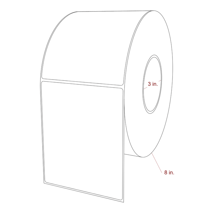 4.5" x 5.4375" Inkjet Label Rolls | Fits Epson ColorWorks, VIPColor & Primera