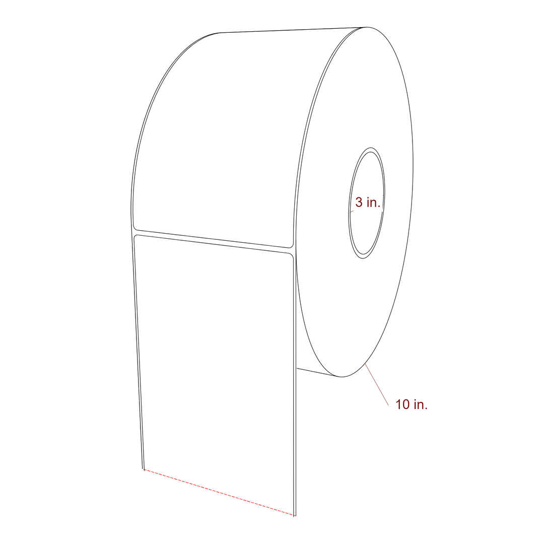 4.5" x 7.5" Inkjet Label Rolls | Fits Epson ColorWorks, VIPColor & Primera