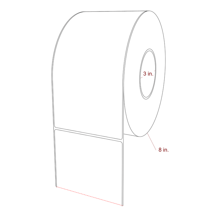 4.5" x 9" Inkjet Label Rolls | Fits Epson ColorWorks, VIPColor & Primera