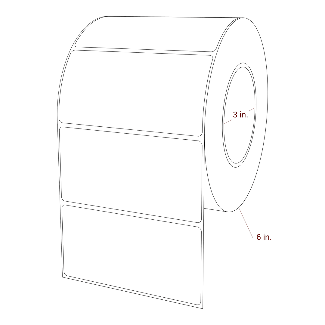 4.625" x 2.3125" Inkjet Label Rolls | Fits Epson ColorWorks, VIPColor & Primera