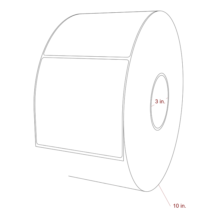 4.75" x 4.4375" Inkjet Label Rolls | Fits Epson ColorWorks, VIPColor & Primera