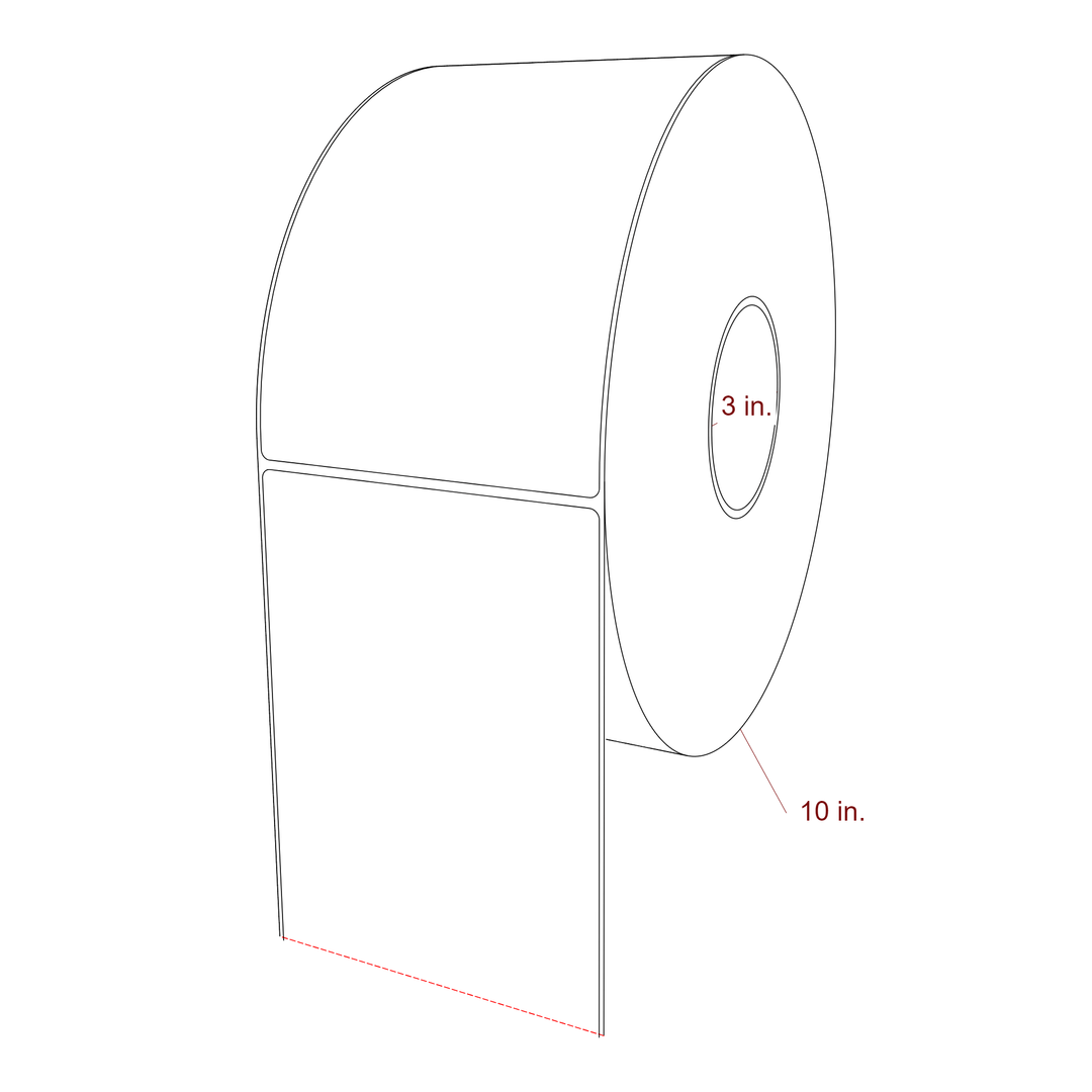 4.75" x 7.5" Inkjet Label Rolls | Fits Epson ColorWorks, VIPColor & Primera