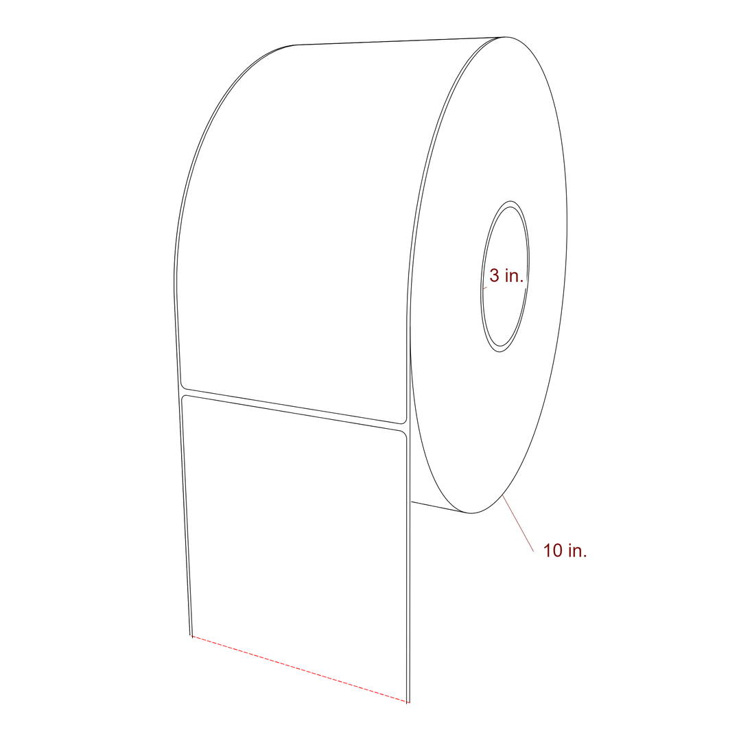 4.75" x 9" Inkjet Label Rolls | Fits Epson ColorWorks, VIPColor & Primera