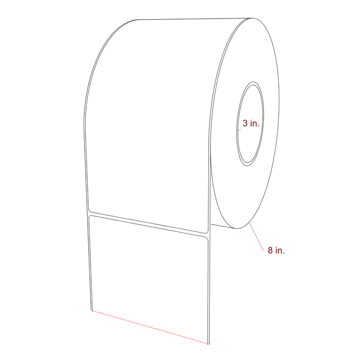 4.75" x 9" Inkjet Label Rolls | Fits Epson ColorWorks, VIPColor & Primera