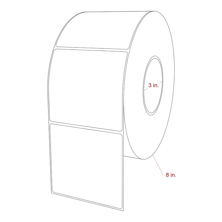 4" x 3.6875" Inkjet Label Rolls | Fits Epson ColorWorks, VIPColor & Primera