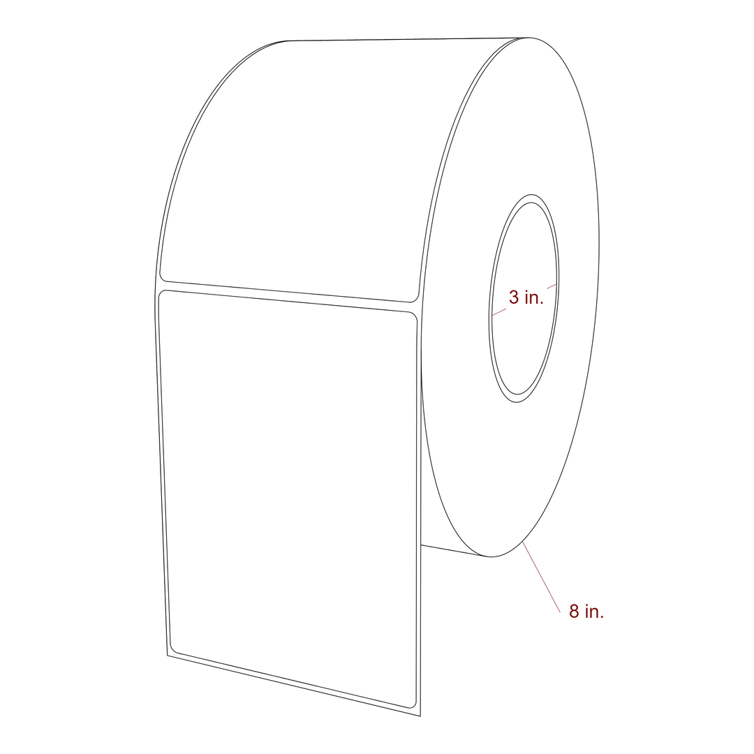 4" x 5.4375" Inkjet Label Rolls | Fits Epson ColorWorks, VIPColor & Primera