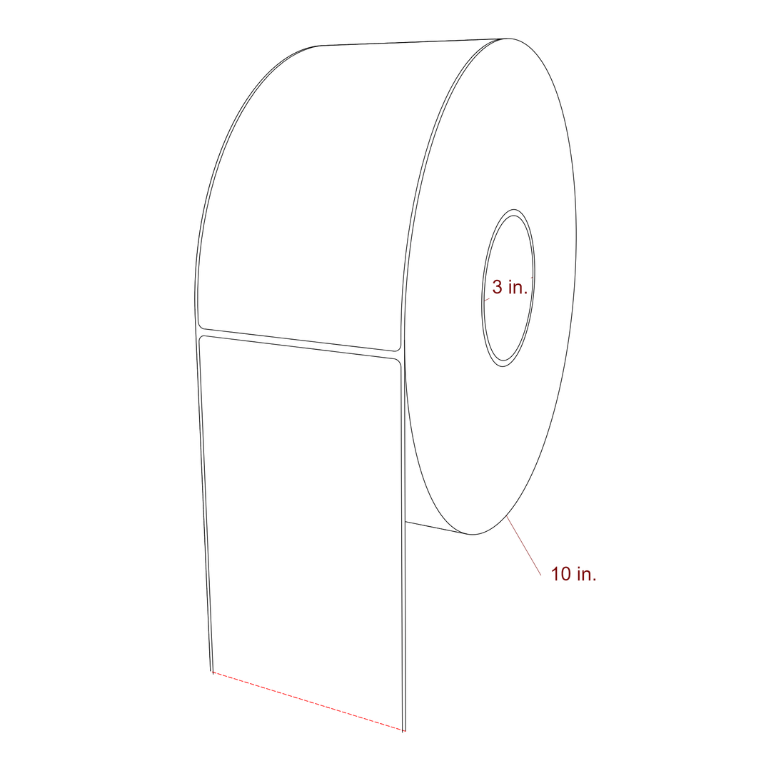 4" x 7.5" Inkjet Label Rolls | Fits Epson ColorWorks, VIPColor & Primera