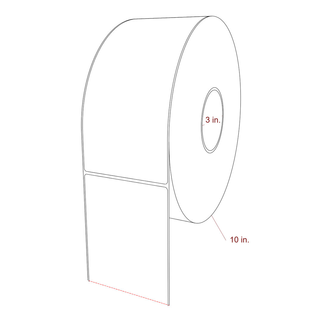4" x 9" Inkjet Label Rolls | Fits Epson ColorWorks, VIPColor & Primera