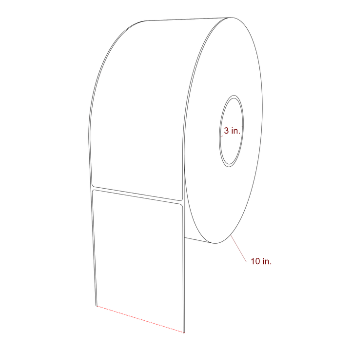 4" x 9" Inkjet Label Rolls | Fits Epson ColorWorks, VIPColor & Primera