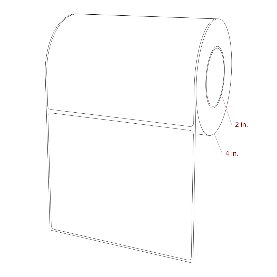 5.5" x 4.4375" Inkjet Label Rolls | Fits Epson ColorWorks, VIPColor & Primera