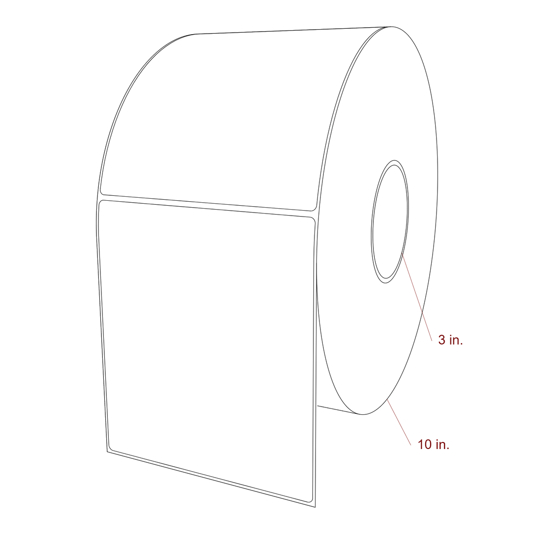 5.5" x 6.25" Inkjet Label Rolls | Fits Epson ColorWorks, VIPColor & Primera