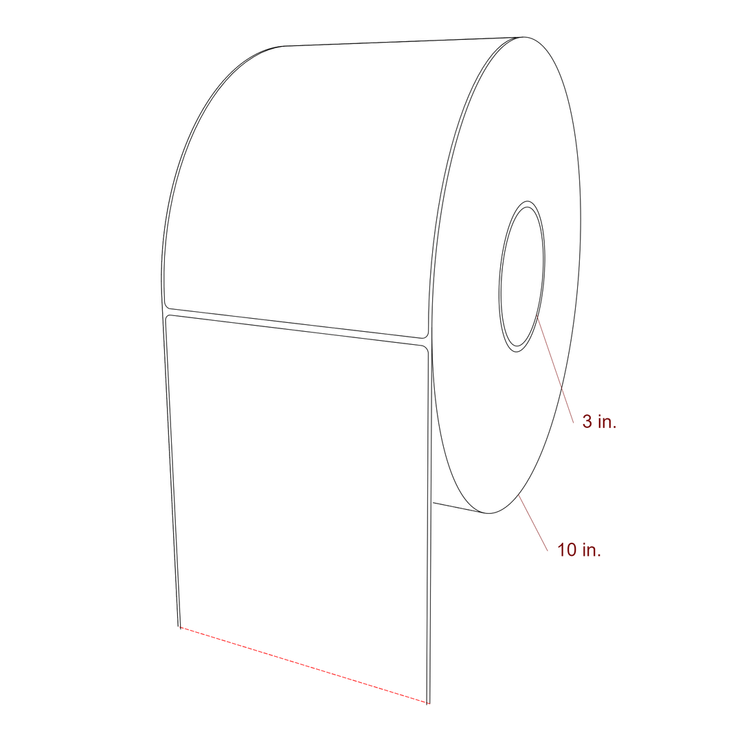 5.5" x 7.5" Inkjet Label Rolls | Fits Epson ColorWorks, VIPColor & Primera
