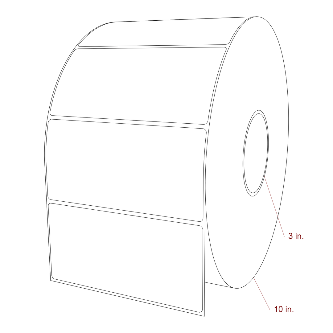 5.75" x 2.75" Inkjet Label Rolls | Fits Epson ColorWorks, VIPColor & Primera