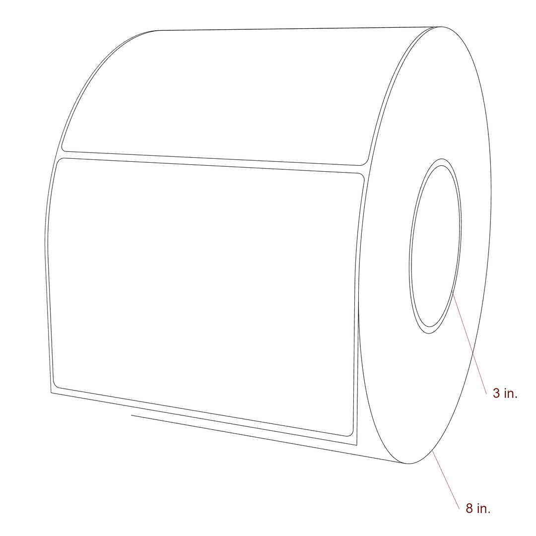 5.75" x 4.125" Inkjet Label Rolls | Fits Epson ColorWorks, VIPColor & Primera