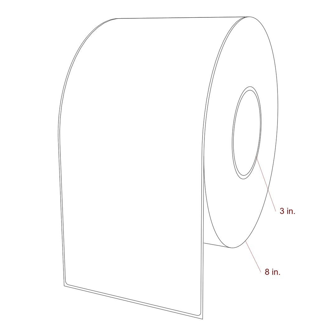5" x 11" Inkjet Label Rolls | Fits Epson ColorWorks, VIPColor & Primera