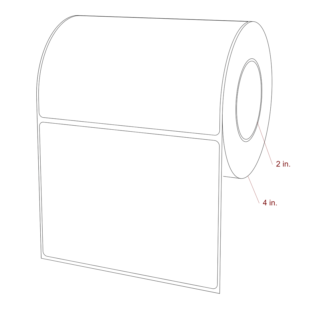 5" x 3.6875" Inkjet Label Rolls | Fits Epson ColorWorks, VIPColor & Primera