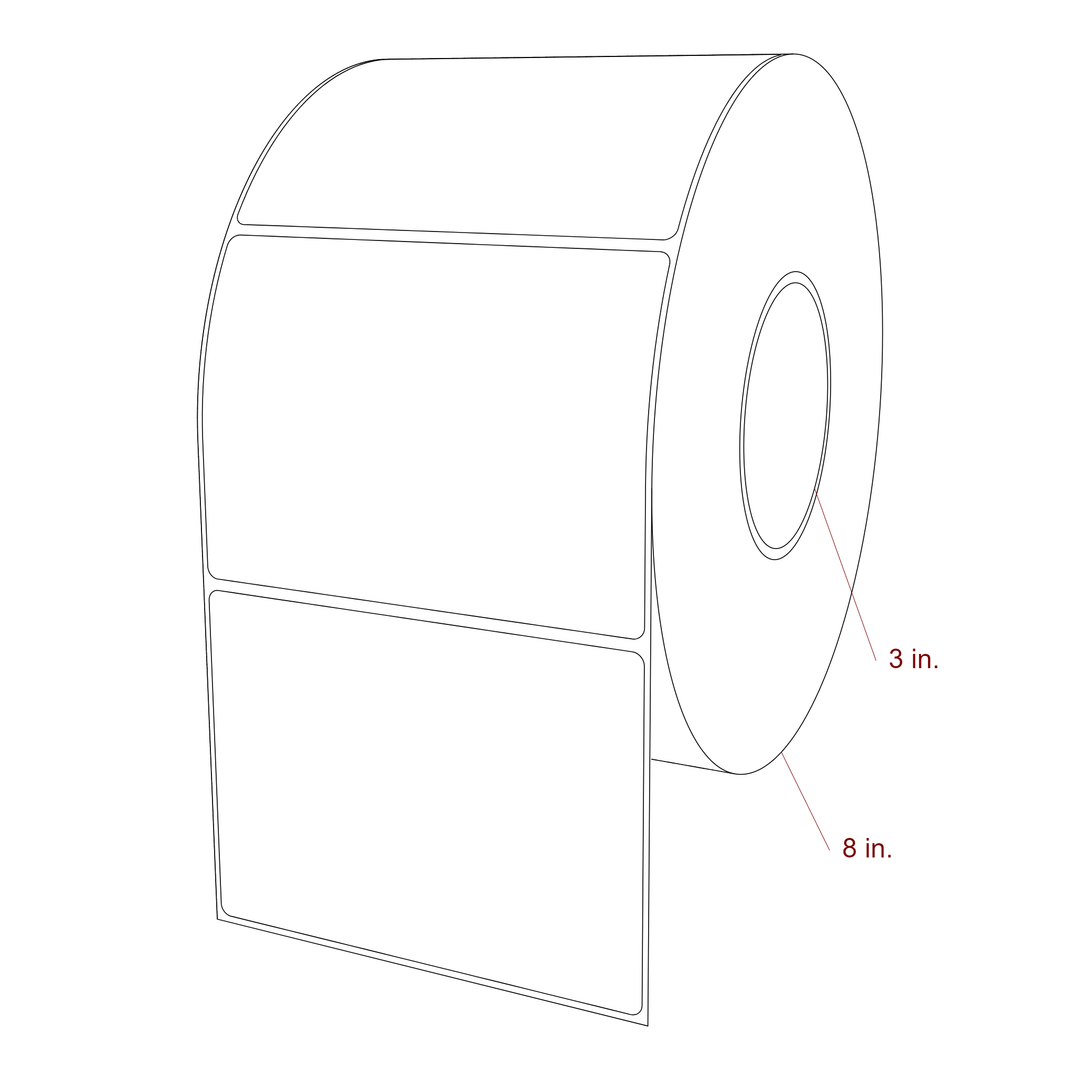5" x 3.6875" Inkjet Label Rolls | Fits Epson ColorWorks, VIPColor & Primera