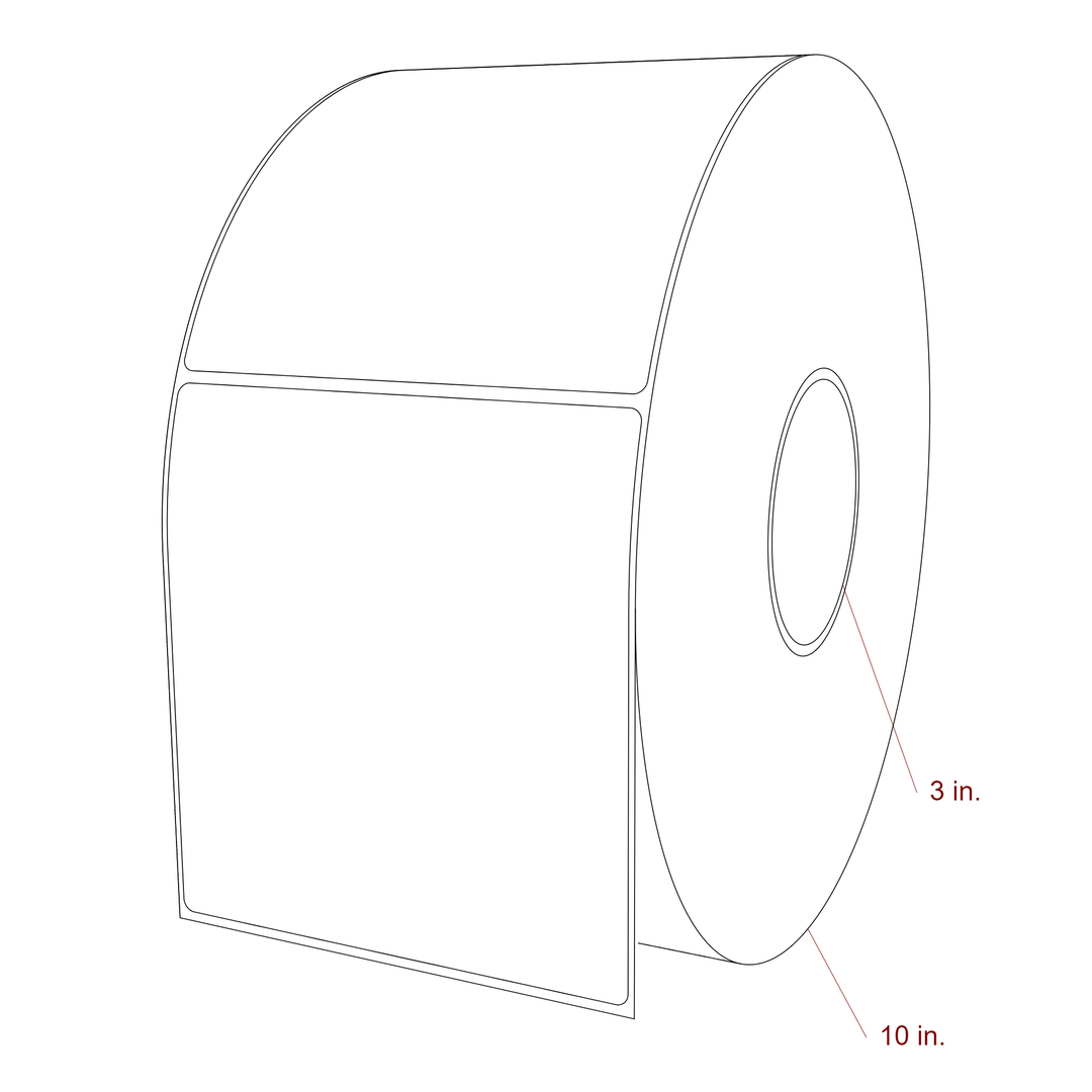 5" x 5.4375" Inkjet Label Rolls | Fits Epson ColorWorks, VIPColor & Primera