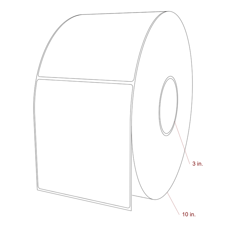 5" x 5.4375" Inkjet Label Rolls | Fits Epson ColorWorks, VIPColor & Primera