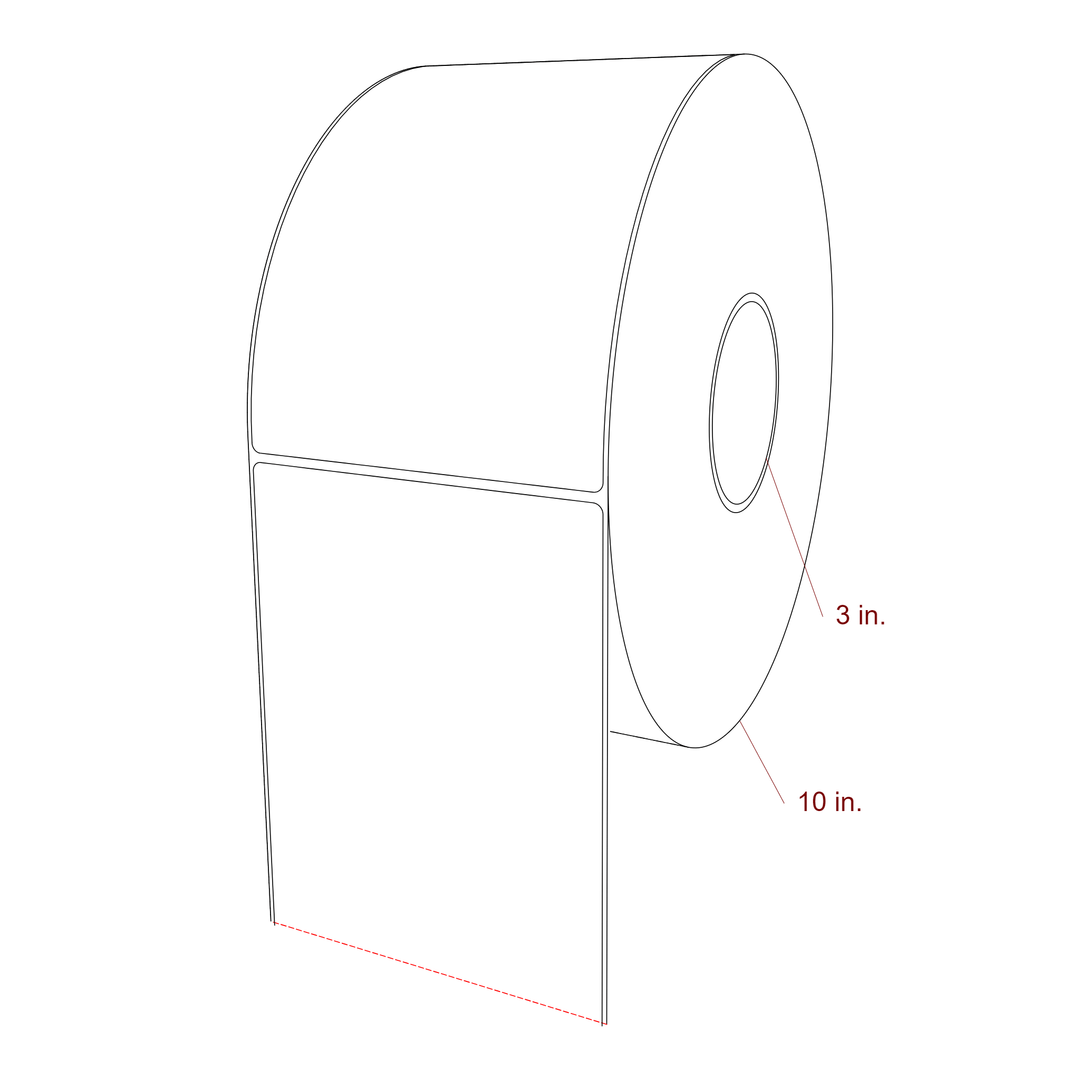 5" x 7.5" Inkjet Label Rolls | Fits Epson ColorWorks, VIPColor & Primera