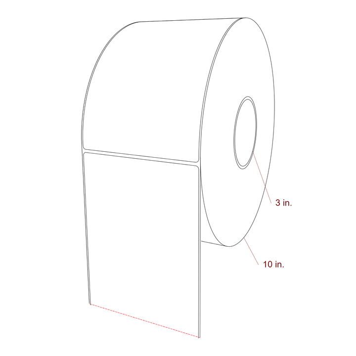5" x 7.5" Inkjet Label Rolls | Fits Epson ColorWorks, VIPColor & Primera